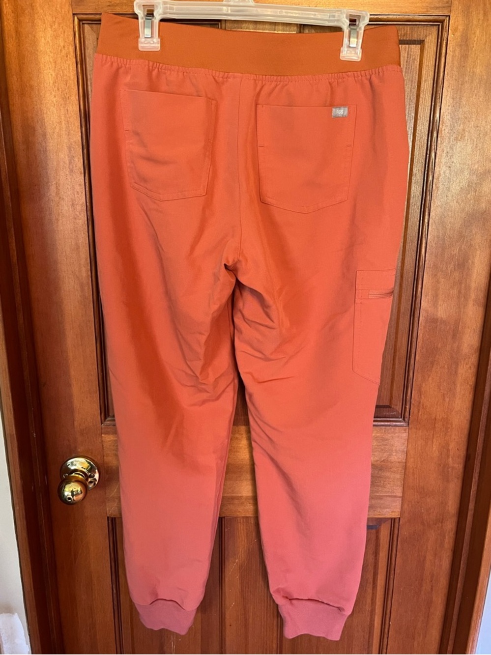 FIGS Women’s Scrub Set Orange Rafaela Top (S) Zamora Bottom (M) Technical Coll. - Picture 8 of 15
